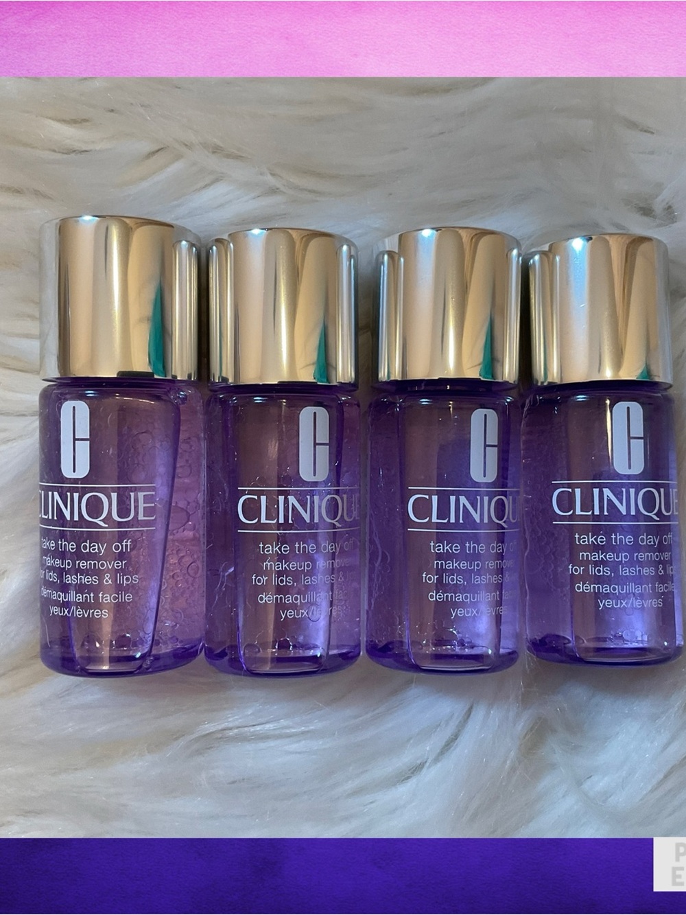 Clinique Take the Day Off Makeup Remover Travel Size - New x4 Travel Size